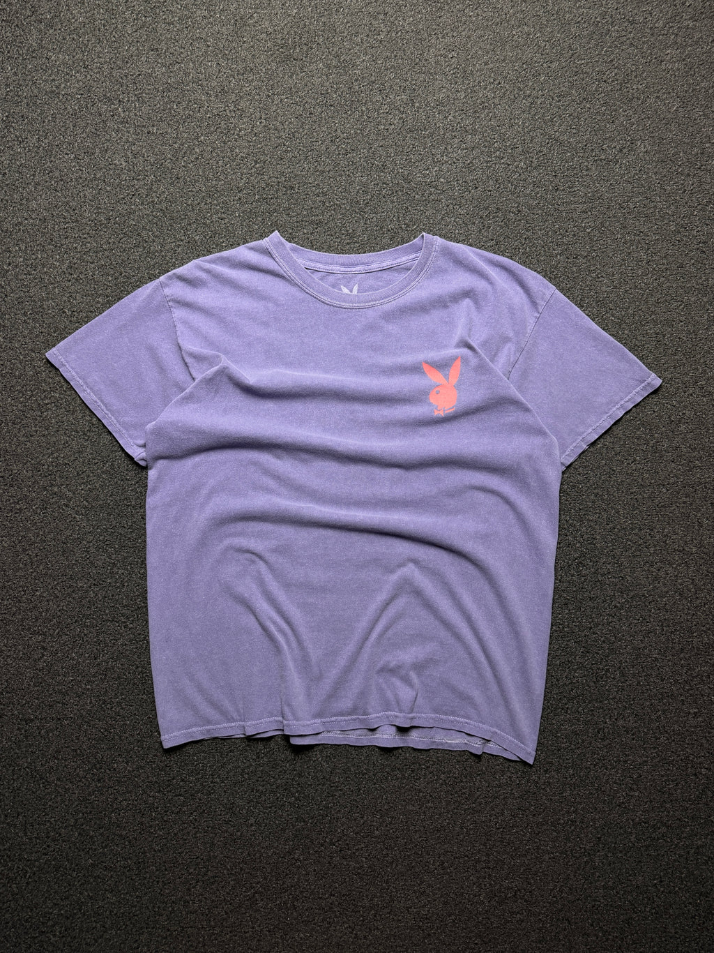 Playera Playboy Multi Logo Morado Washed – M