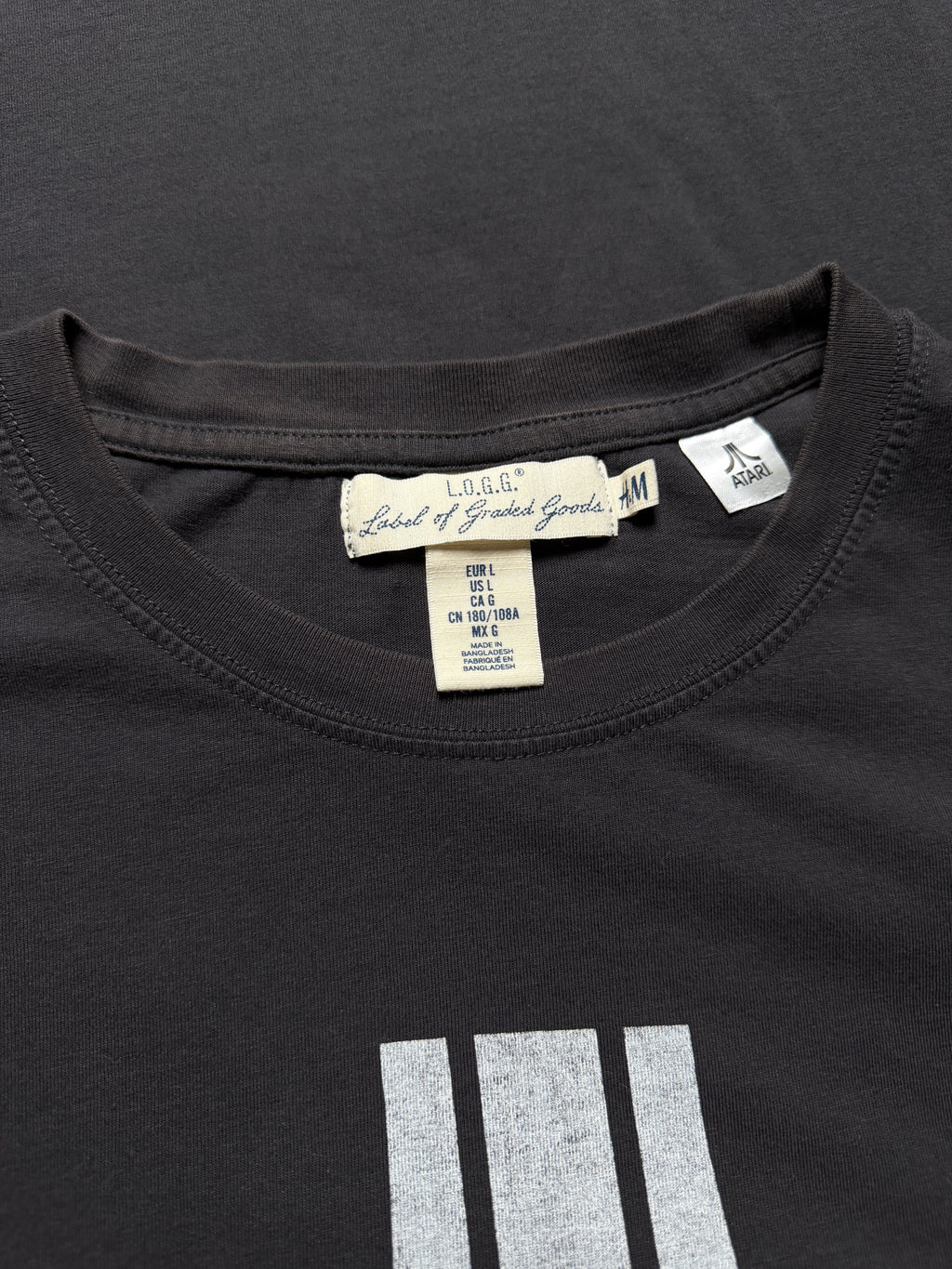 Playera H&M L.O.G.G. Atari Retro – L
