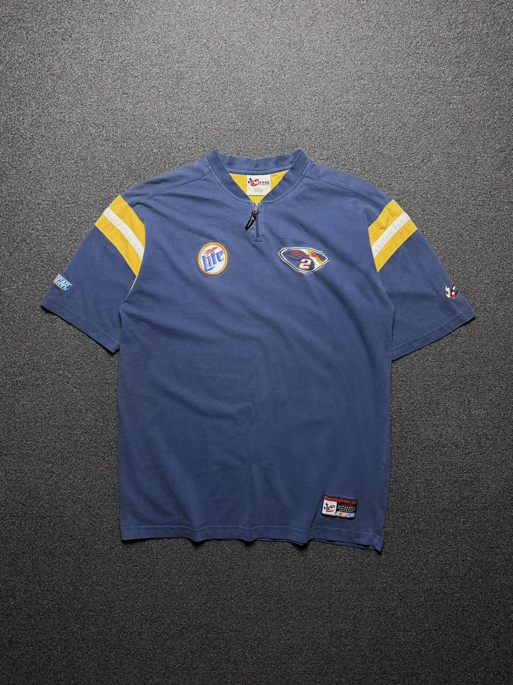 Playera Chase Authentics NASCAR Miller Lite Rusty Wallace #2 – L