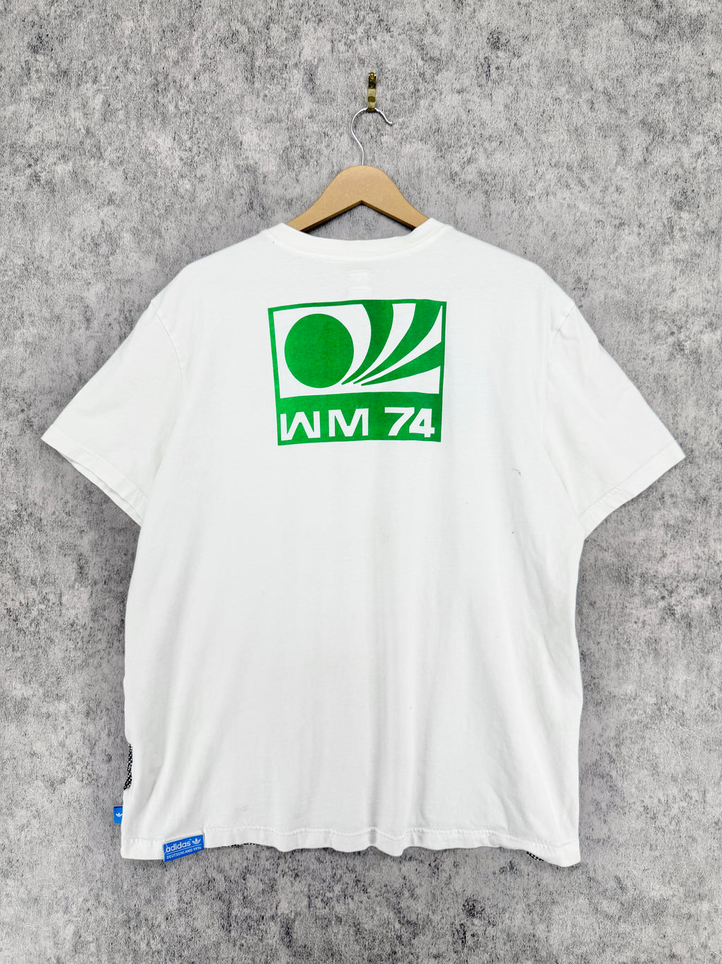 Playera Adidas Originals Deutschland 1974 World Cup WM 74 – XL