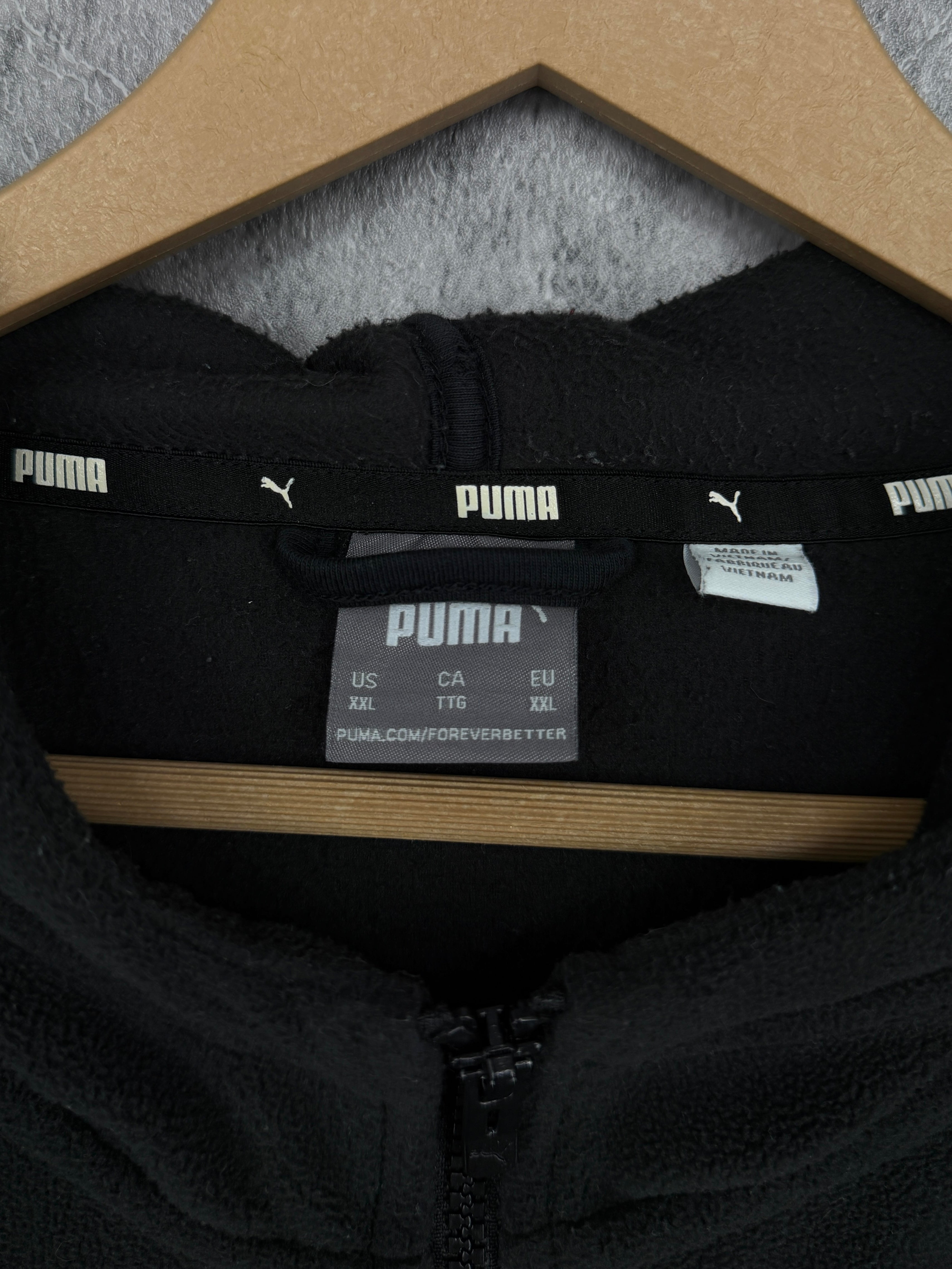 Chamarra Sudadera Puma Fleece Colorblock Full Zip – XXL