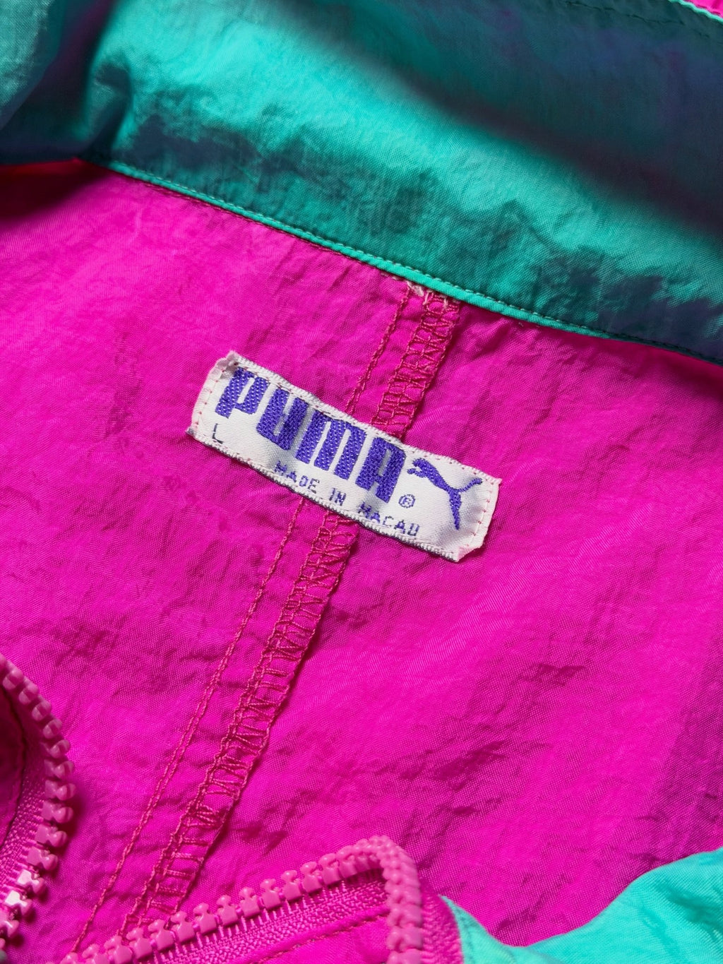 Chamarra Rompevientos Puma Vintage 80s/90s – L - Reuse Industry