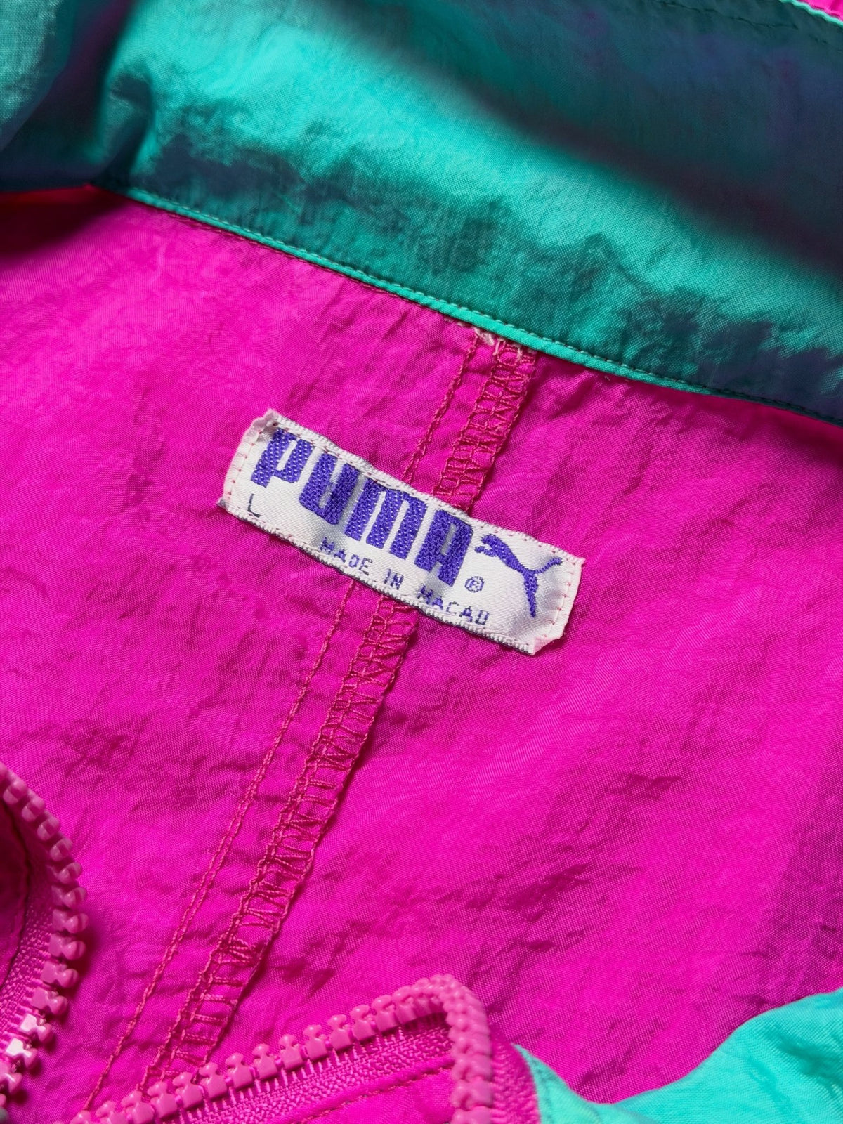 Chamarra Rompevientos Puma Vintage 80s/90s – L - Reuse Industry