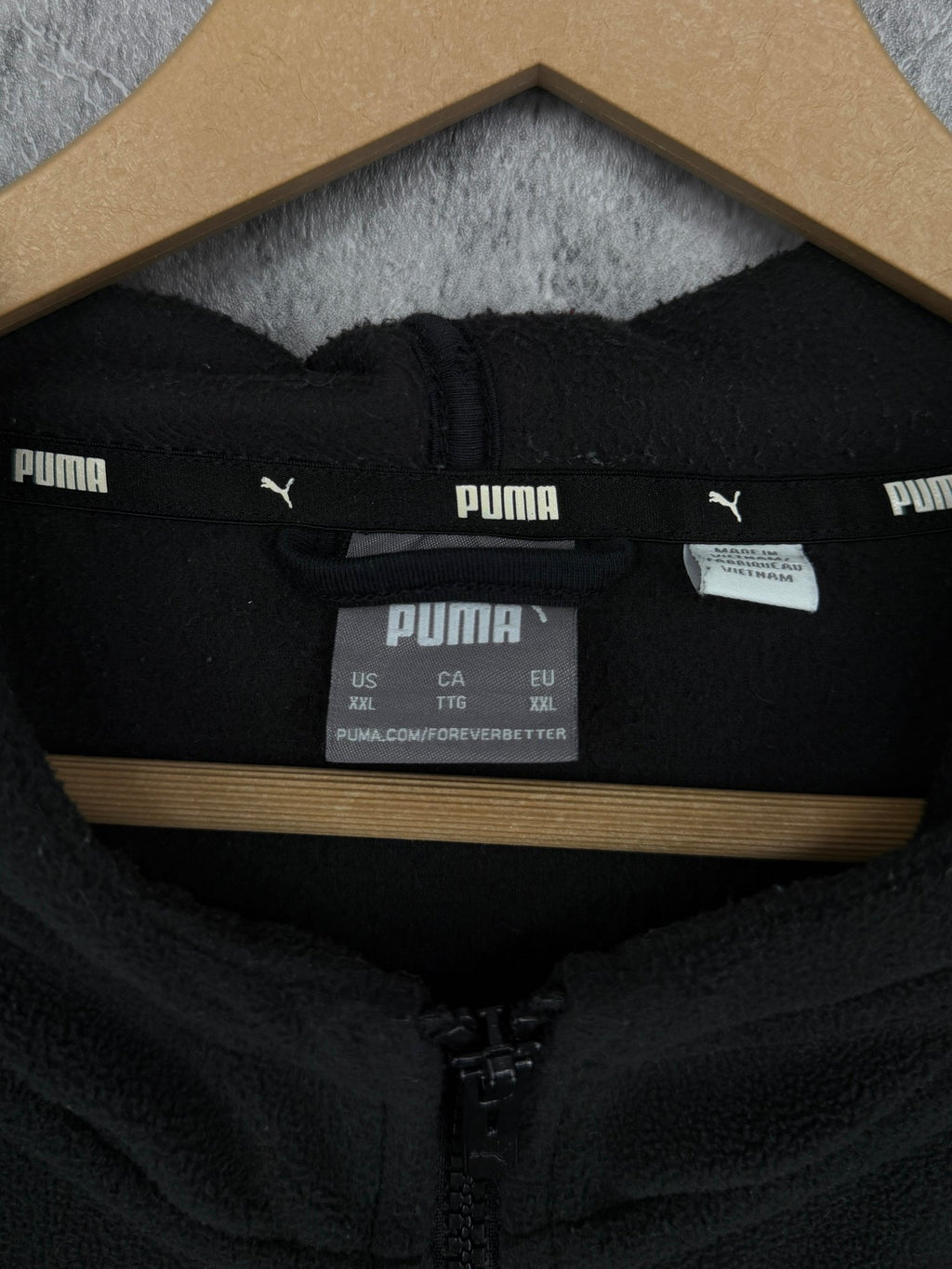Chamarra Sudadera Puma Fleece Colorblock Full Zip – XXL - Reuse Industry