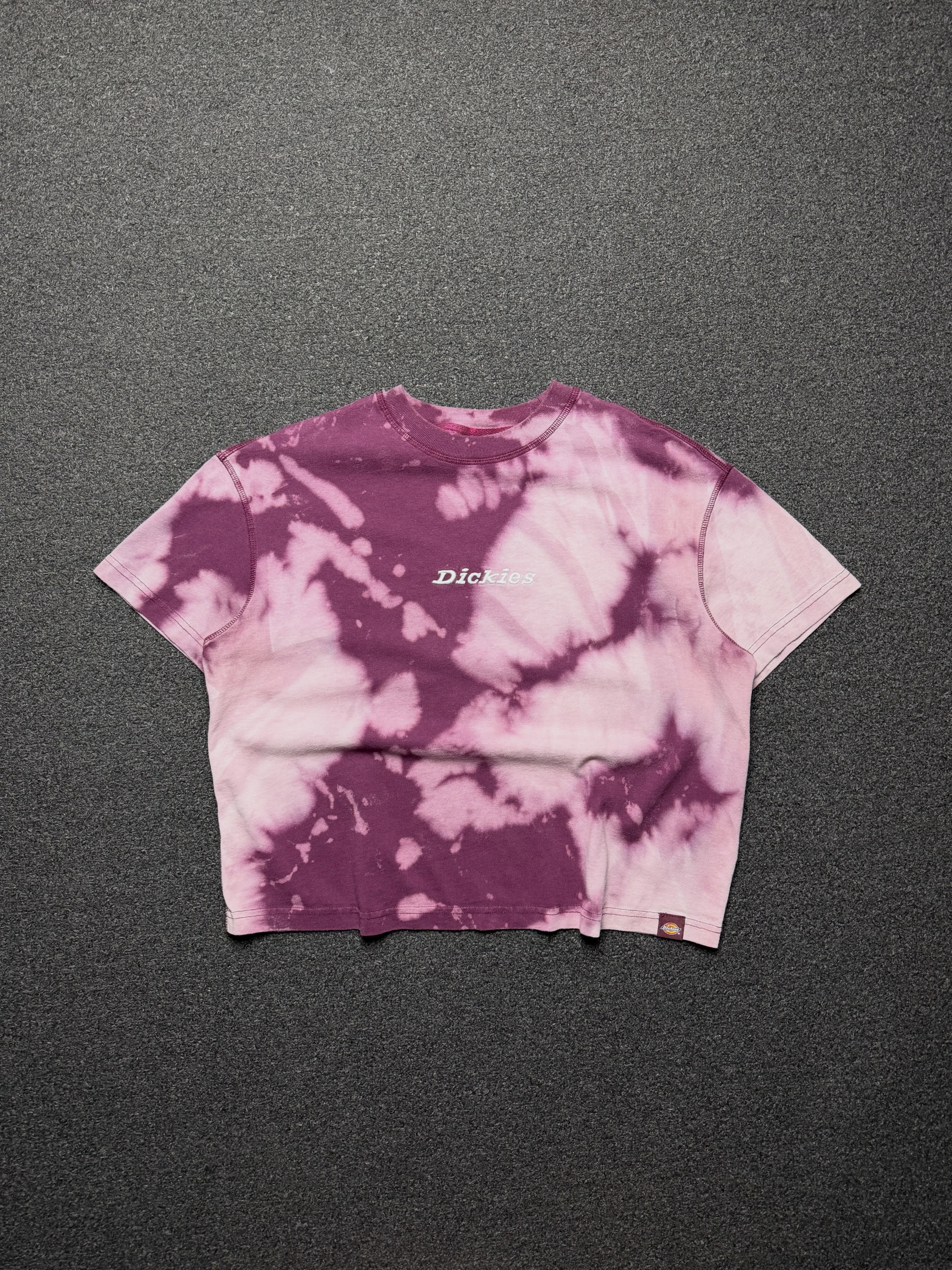 Playera Crop Top Dickies Tie Dye – XL de Mujer
