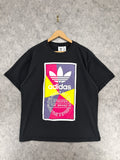 Playera Adidas Originals Geometric Trefoil Negra – (XL) - Reuse Industry | Segunda Mano, Sportswear & Vintage