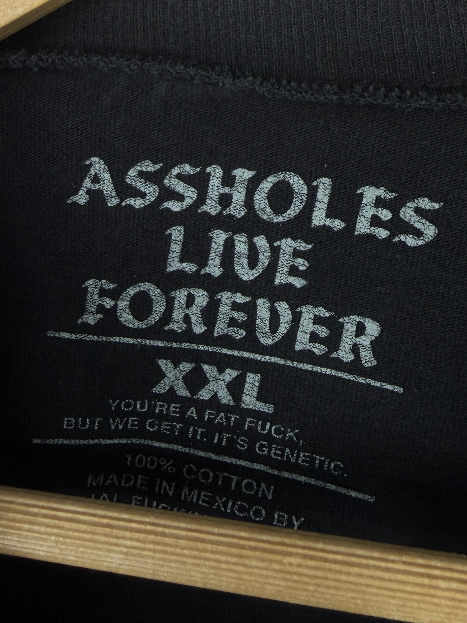 Playera Assholes Live Forever "If You Come For The King" – (XXL) - Reuse Industry | Segunda Mano, Sportswear & Vintage
