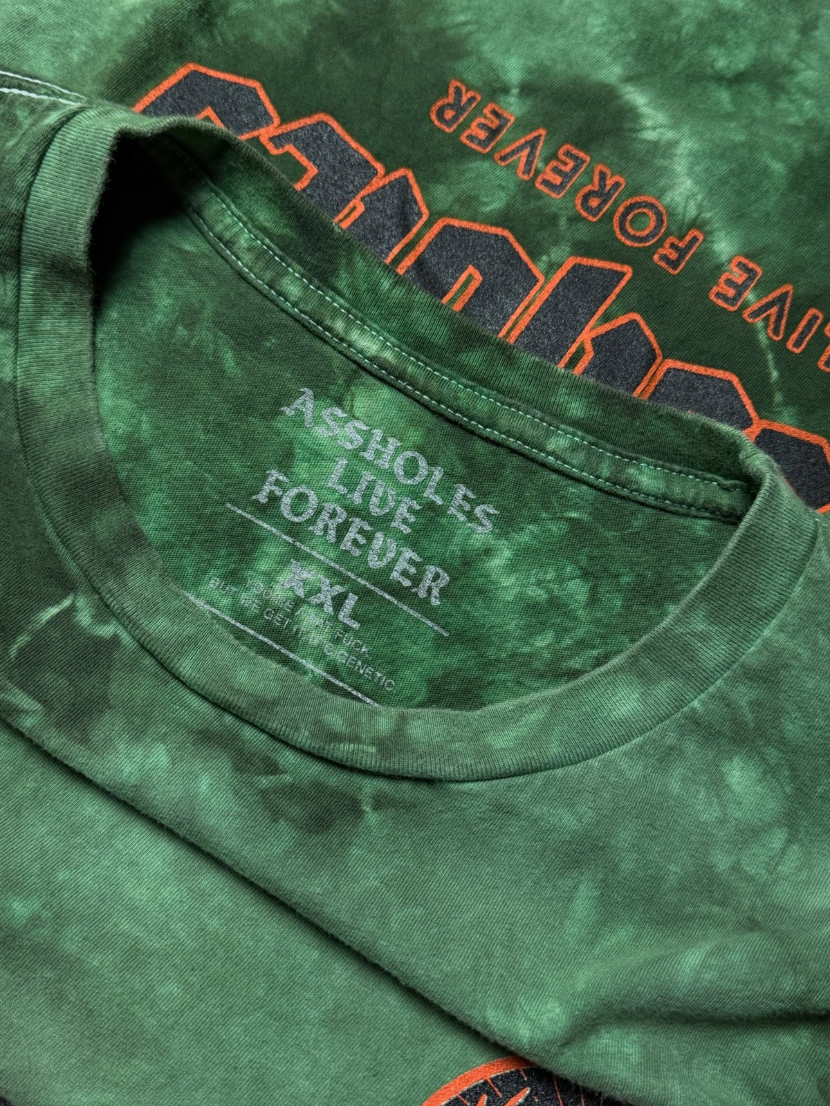 Playera Assholes Live Forever Tie Dye – XXL - Reuse Industry