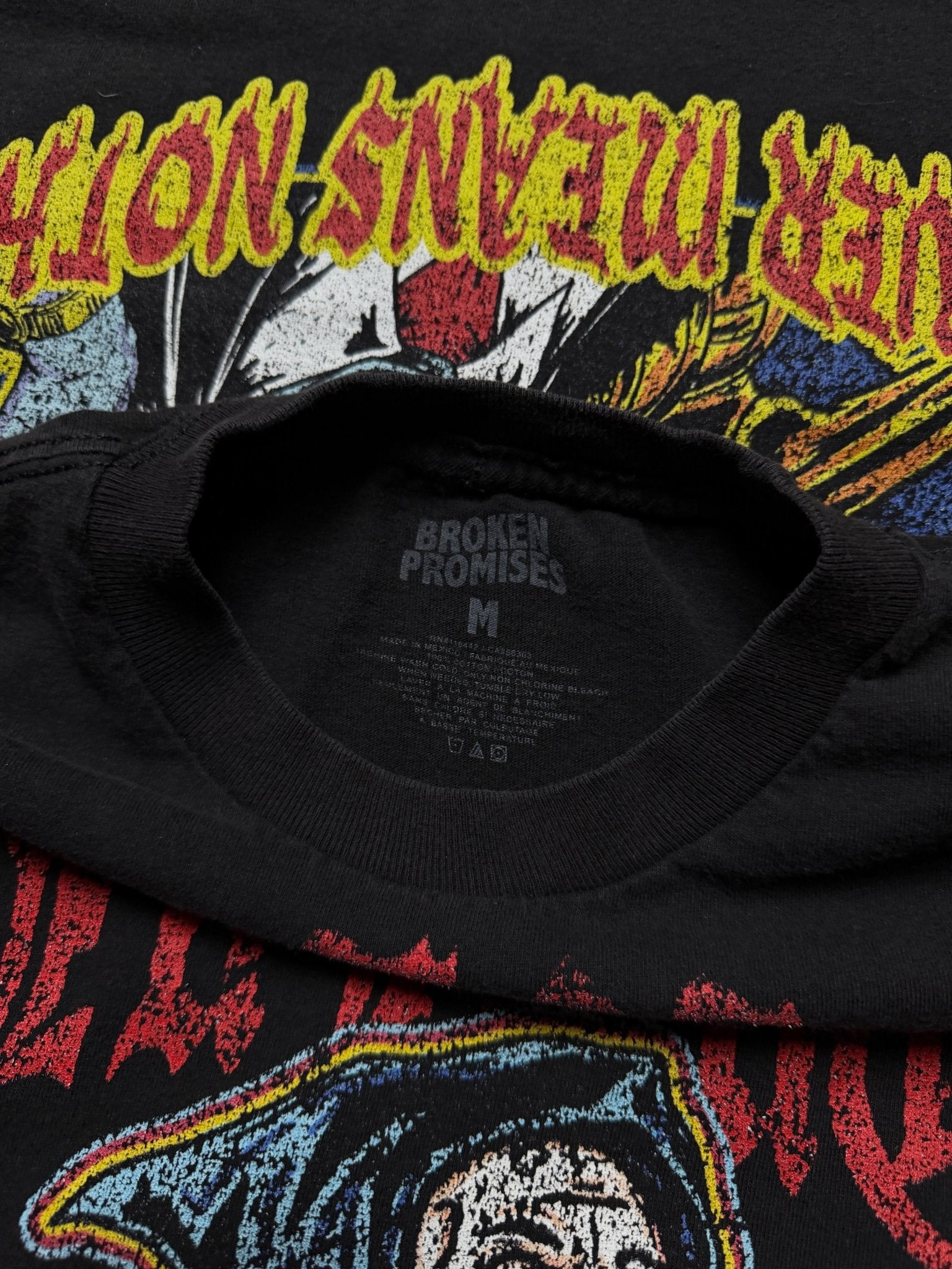 Playera Broken Promises Grim Reaper "Never Forgive" – M - Reuse Industry