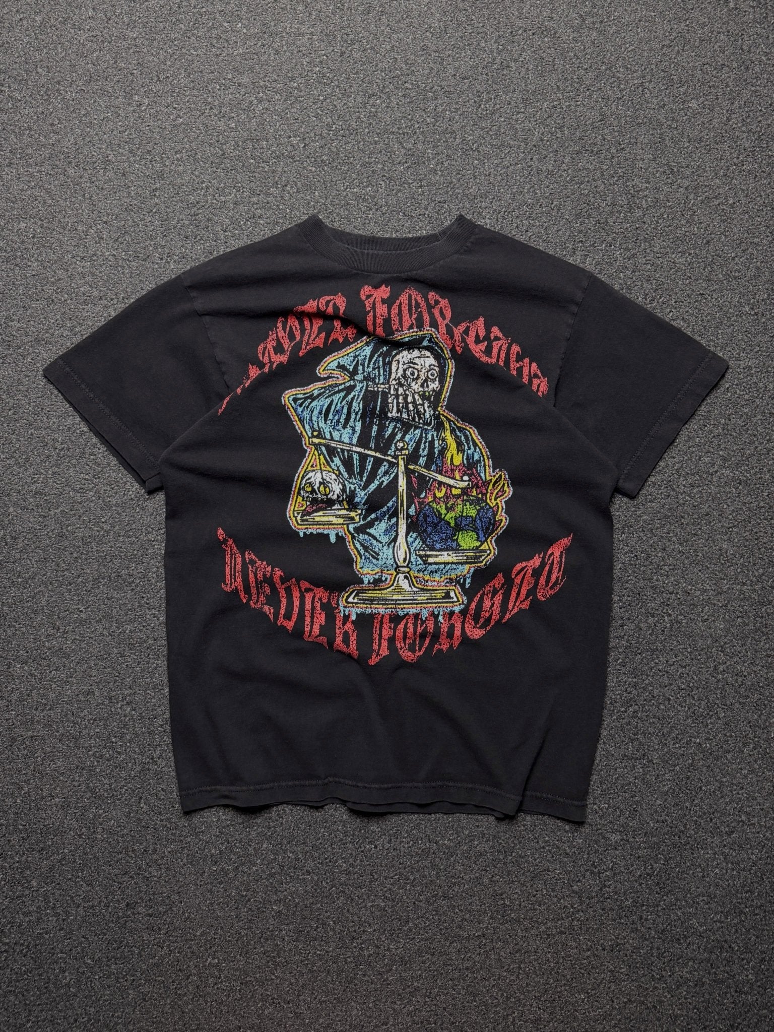 Playera Broken Promises Grim Reaper "Never Forgive" – M - Reuse Industry