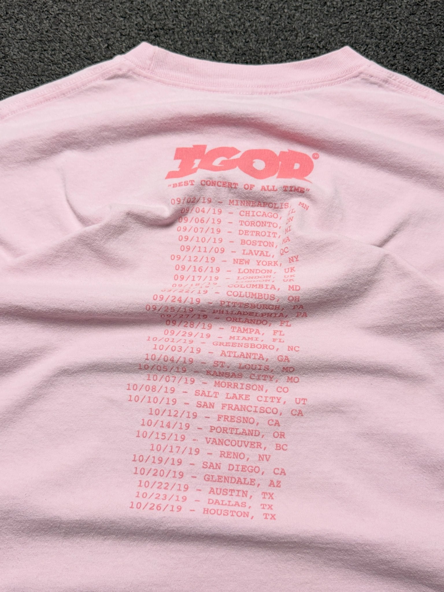 Playera Golf Wang Tyler, The Creator IGOR Tour 2019 – M - Reuse Industry