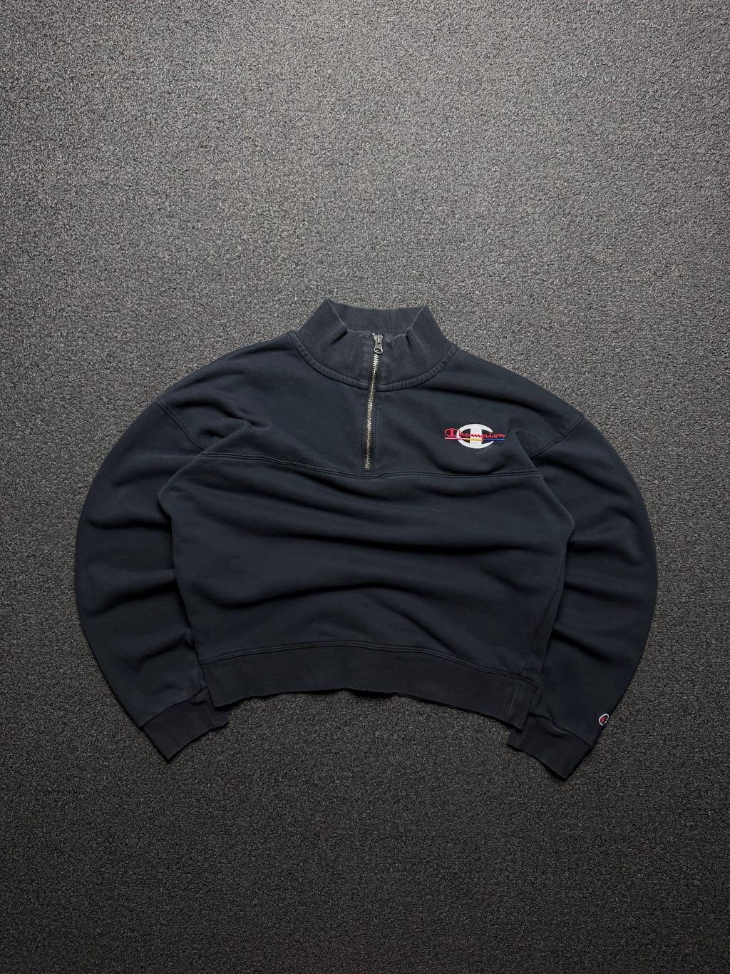 Sudadera Cropped Champion 1/4 Zip de Mujer – S - Reuse Industry