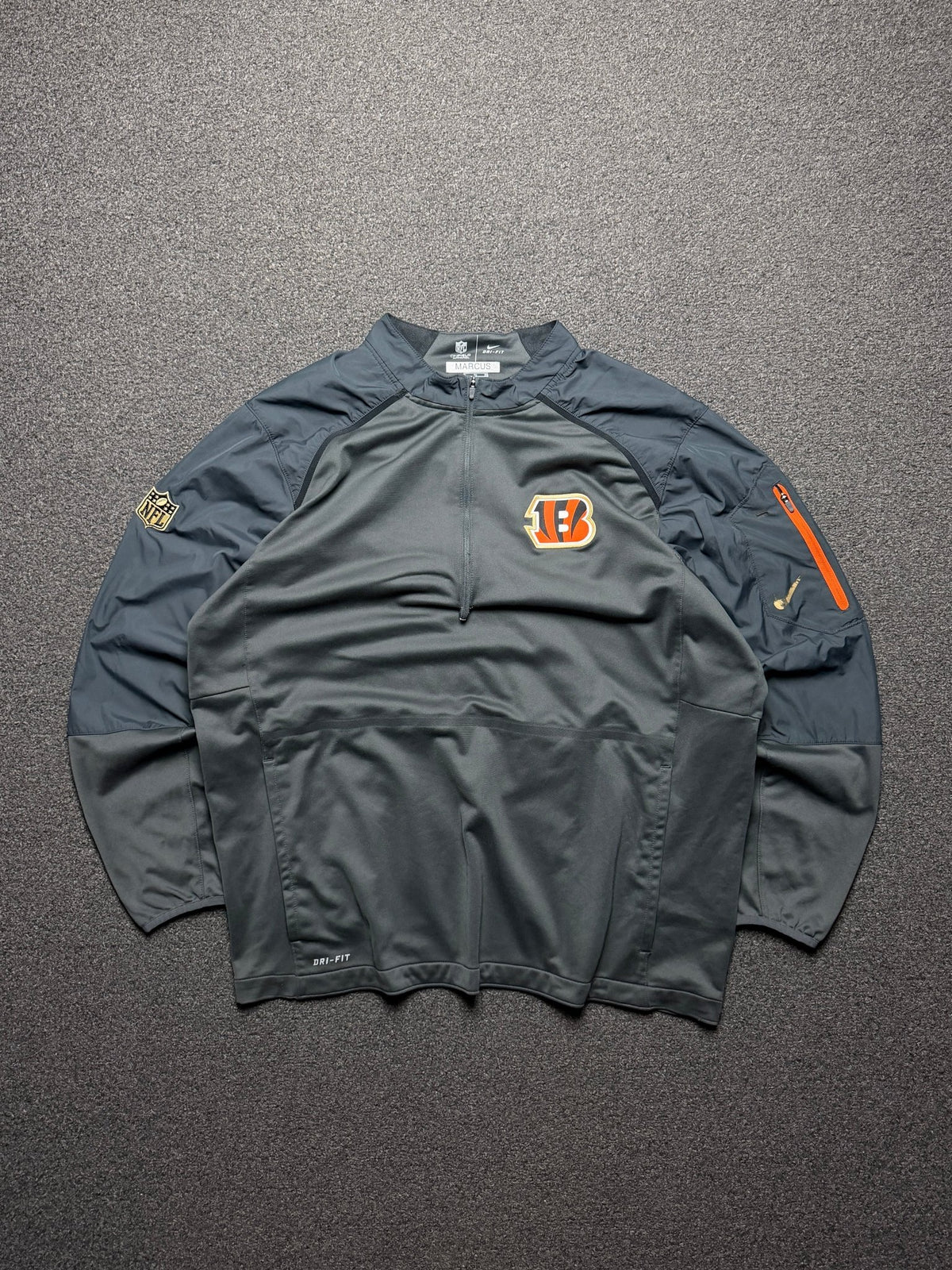 Suéter Nike NFL Cincinnati Bengals On Field Medio Cierre – XL - Reuse Industry