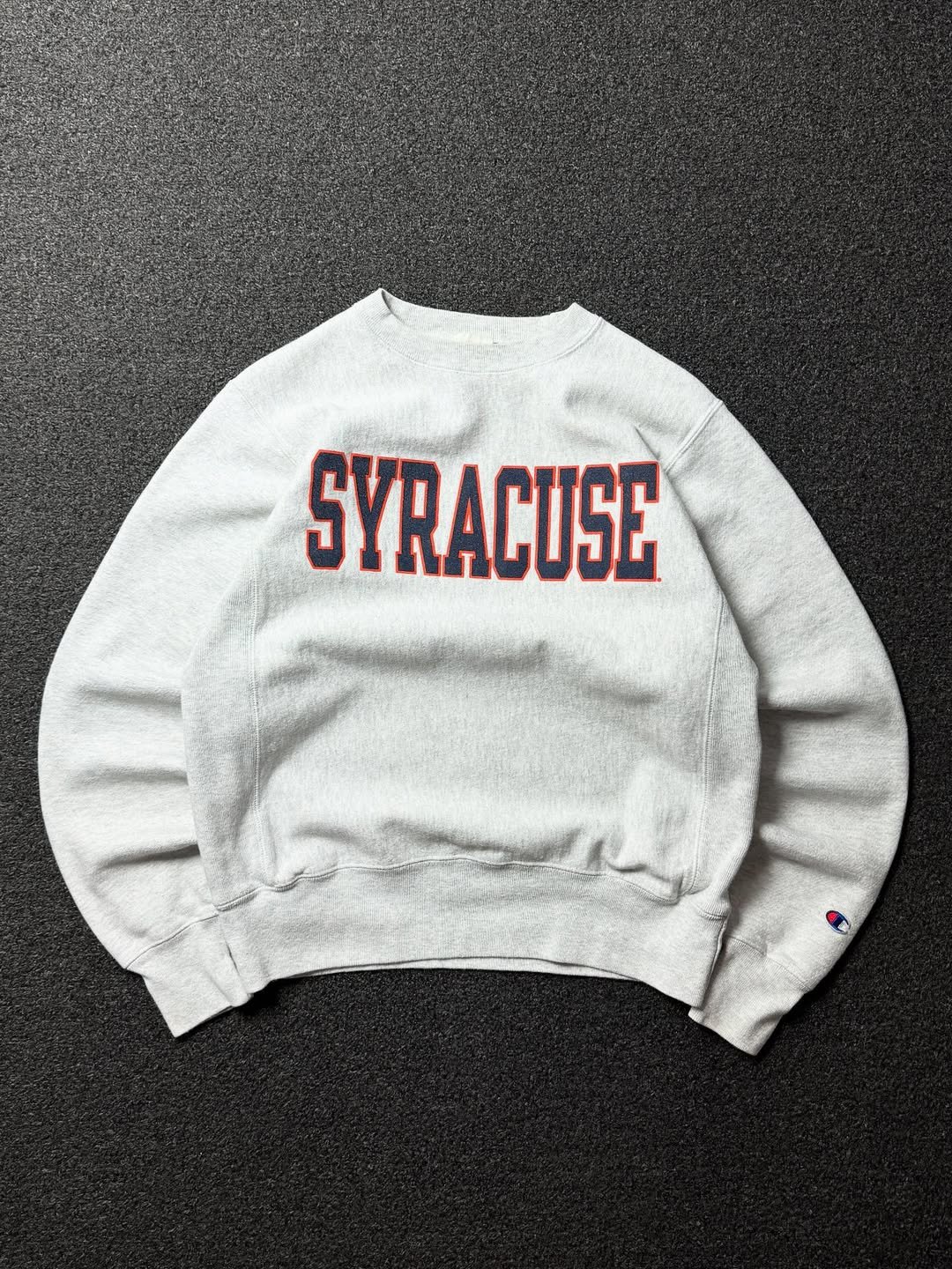 Champion "Syracuse" Reverse Weave Crewneck (S)